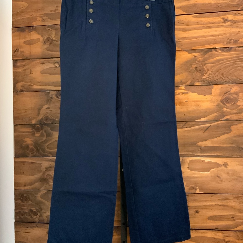 J.Crew cotton sailor pants in size 6.